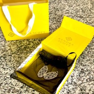 Kendra Scott Elle Silver Filigree Earrings